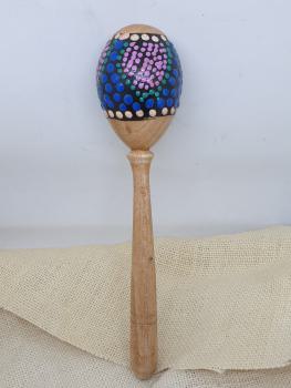 Rattle with Dot Painting